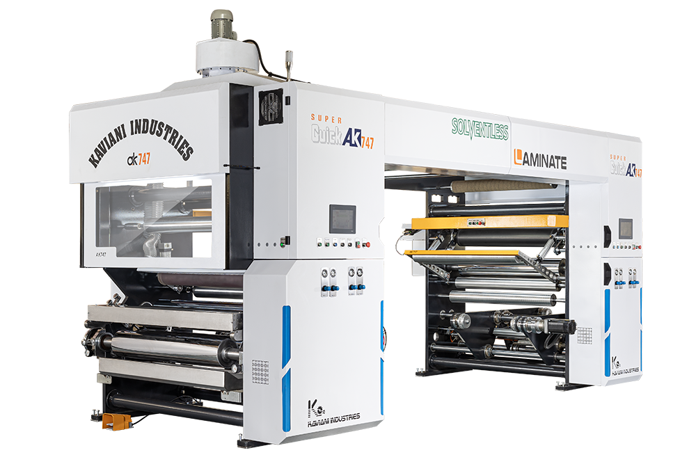 # AK747S SOLVENT LESS LAMINATE MACHINE